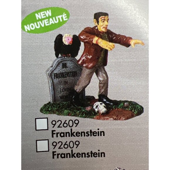 Dr. Frankenstein In Loving Memory Figurine Lemax Spooky Town Collection - Picture 6 of 6